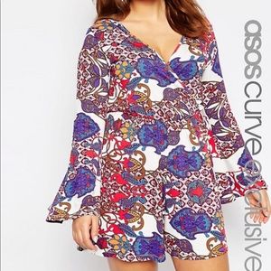 ASOS bell sleeve romper